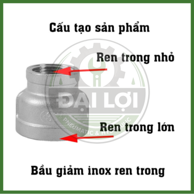 Bầu Giảm Inox 304 Ren Trong | Phụ Kiện Ren