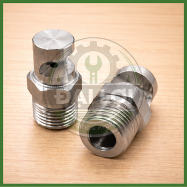 Béc Inox Góc 180 Độ Ren 13mm | Phun Dạng Quạt