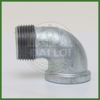 Co Điếu Sắt Kẽm Ren Trong Ngoài 90° RN21–RN49