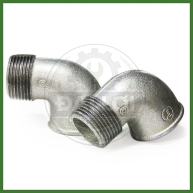 Co Điếu Sắt Kẽm Ren Trong Ngoài 90° RN21–RN49