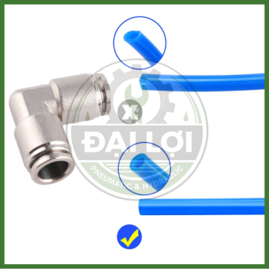 Co Inox 304 Nối Ống Khí IPV | Push-in 90°