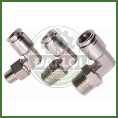 Co Nối Inox 304 IPL | Co Khí Nén Push-in 90 Độ