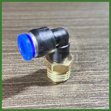 Co Nối Khí Nén PL Ren Ngoài 90° Ø4–Ø16