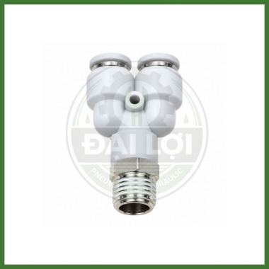 Đầu Nối Chữ Y XPX XCPC 2 Đầu Ghim Ống -1 Đầu Ren Ngoài
