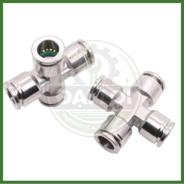 Đầu Nối Khí Nén Ngã Tư IPZA Inox 304