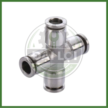 Đầu Nối Khí Nén Ngã Tư IPZA Inox 304