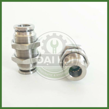 Đầu Nối Ống Siết Thành Inox 304 IPM | Nối Xuyên Vách