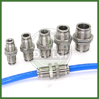 Đầu Nối Ống Siết Thành Inox 304 IPM | Nối Xuyên Vách
