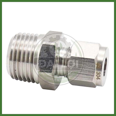 Đầu Nối Ren Ngoài Siết Hạt Bắp Inox 304 (IHBC)
