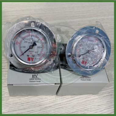 Đồng Hồ Dầu Đo Áp Suất HV Chân Sau Y63 Y100