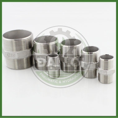 Kép Inox 304 2 Đầu Ren Ngoài | Phụ Kiện Ren
