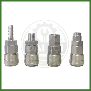 Khớp Nối Nhanh Tự Động Khí Nén Inox 304