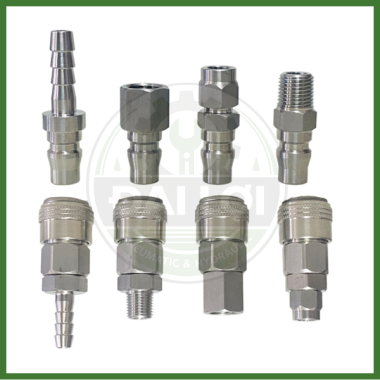 Khớp Nối Nhanh Tự Động Khí Nén Inox 304