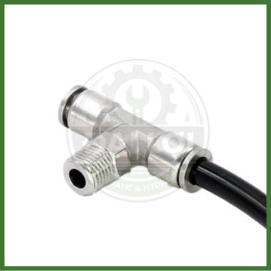 Nối Khí Nén Inox 304 IPB | Tê Nối Ống Ren Ngoài