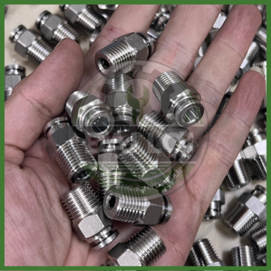 Nối Khí Nén Inox IPC | Male Straight Push-in SUS304