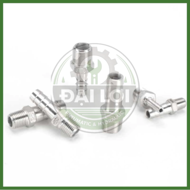 Nối Ren Ngoài Đuôi Chuột Inox 304 | Đầu Nối Ống Mềm Chống Gỉ