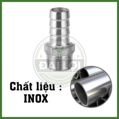 Nối Ren Ngoài Đuôi Chuột Inox 304 | Đầu Nối Ống Mềm Chống Gỉ