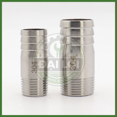 Ống Ren Inox 304 100mm Ren Ngoài Đuôi Chuột SUS304
