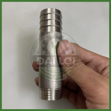Ống Ren Inox 304 100mm Ren Ngoài Đuôi Chuột SUS304