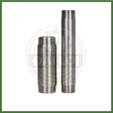 Ống Ren Inox 304 Hai Đầu Ren Ngoài PT | 100–200mm