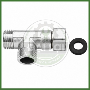 Tê Cầu Inox 304 Ren 21 | Tê Chia Nước 21