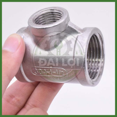 Tê Giảm Inox 304 | Ngã Ba Ren Trong Giảm