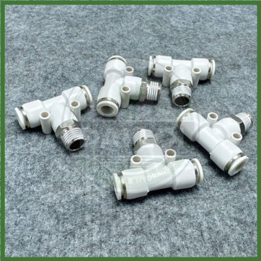 Tê Nối Nhanh Khí Nén XPB XCPC - Tê nối ống hơi, ren giữa