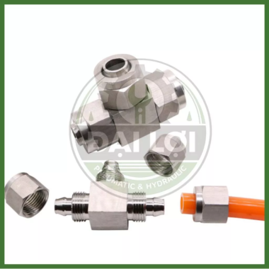 Tê Nối Siết Cam 3 Đầu Inox 304 ISCE SUS304