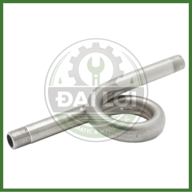 Xi Phong 2 Đầu Ren Ngoài Inox 304 | Bảo Vệ Đồng Hồ Áp Suất